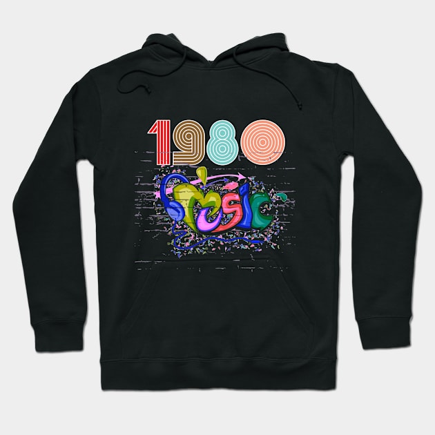 80s Hoodie by MckinleyArt